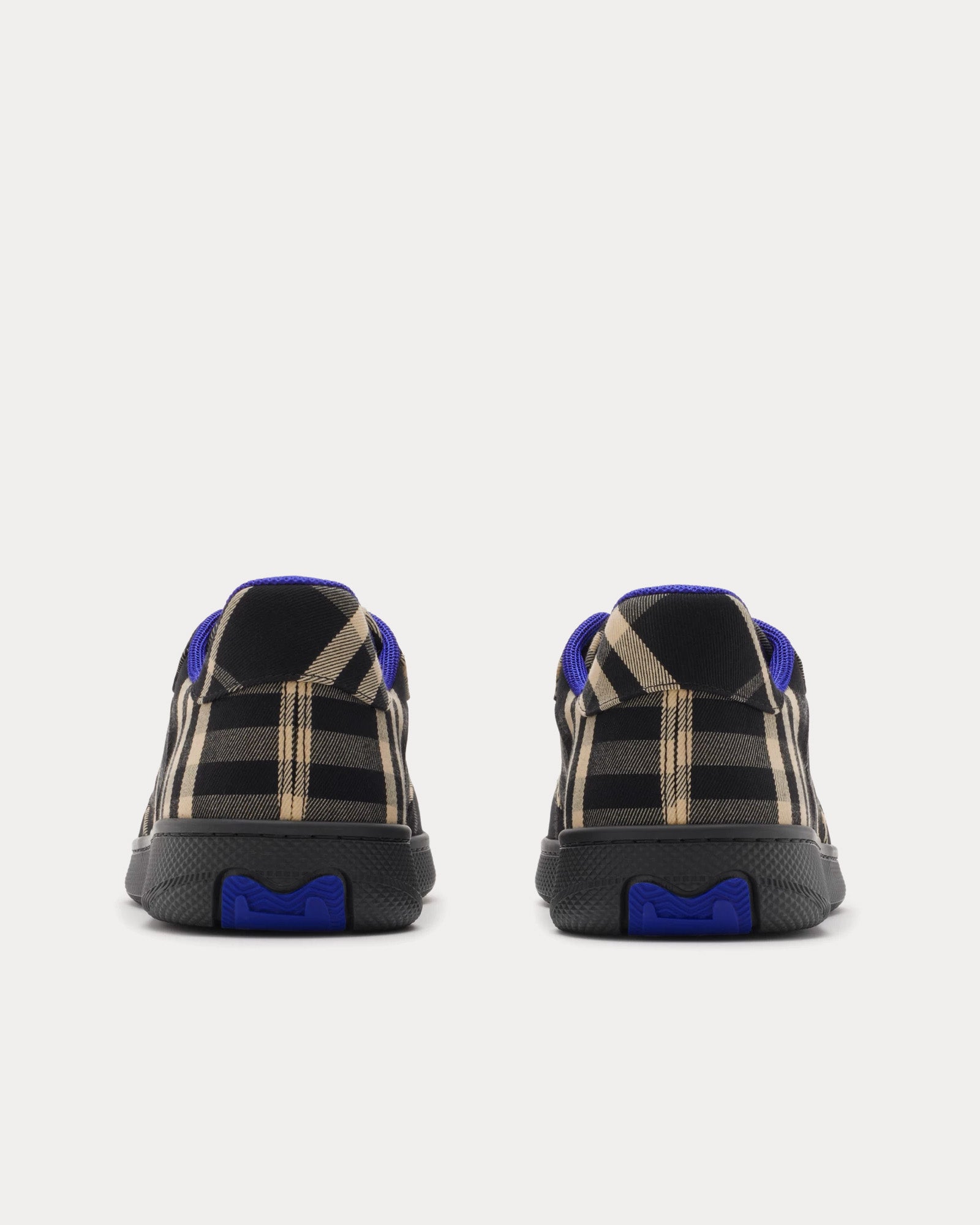 Burberry Check Terrace Black Low Top Sneakers - 3