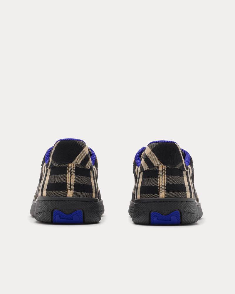 Burberry Check Terrace Black Low Top Sneakers - 4