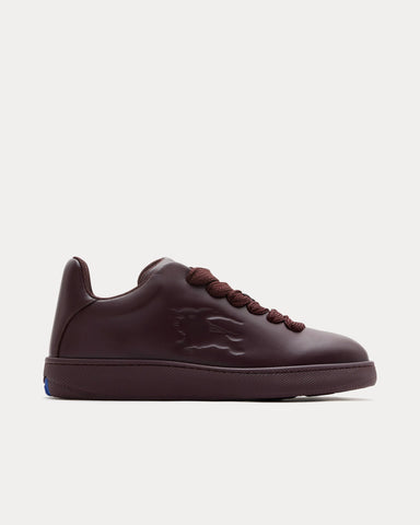 Burberry Box Leather Poison Low Top Sneakers