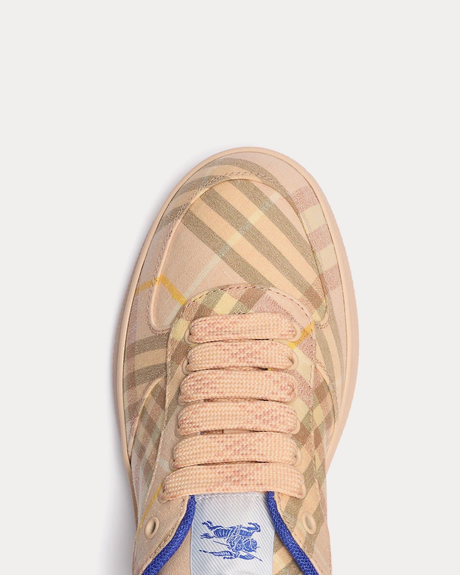 Burberry Check Terrace Teacup Low Top Sneakers - 5