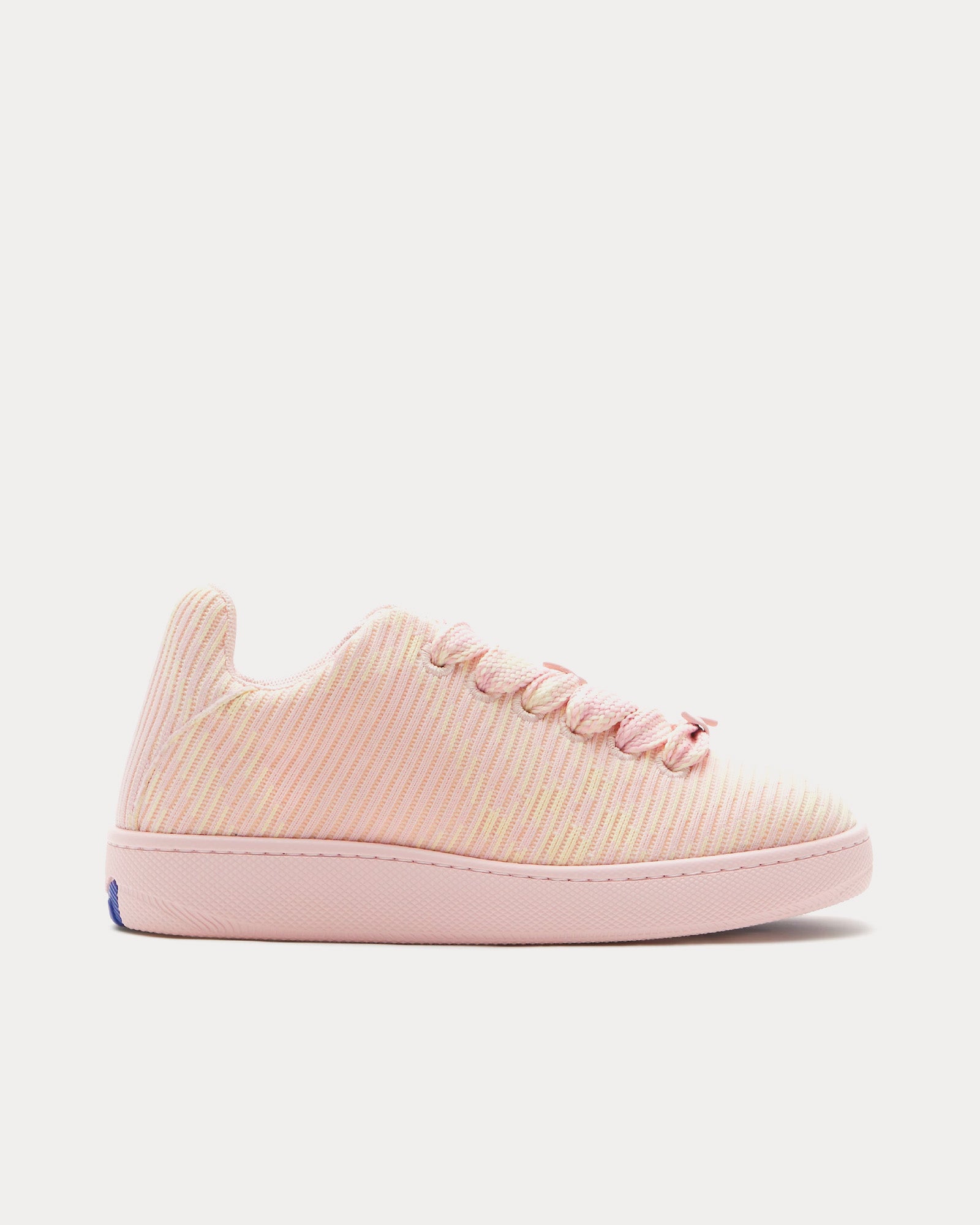 Burberry Box Check Knit Cameo Low Top Sneakers - 1