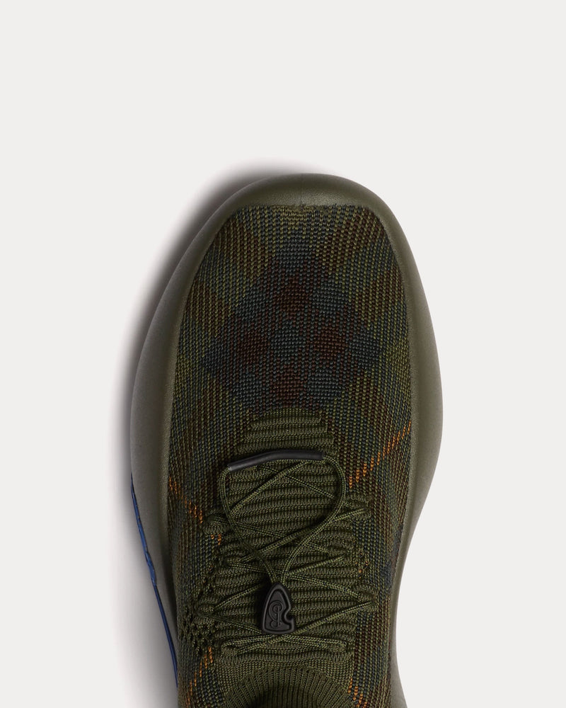 Burberry Check Neptune Knit Bramble Low Top Sneakers - 5