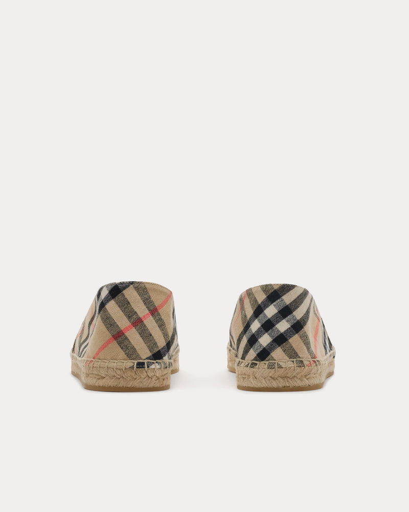 Burberry Mews Check Sand Espadrilles - 3