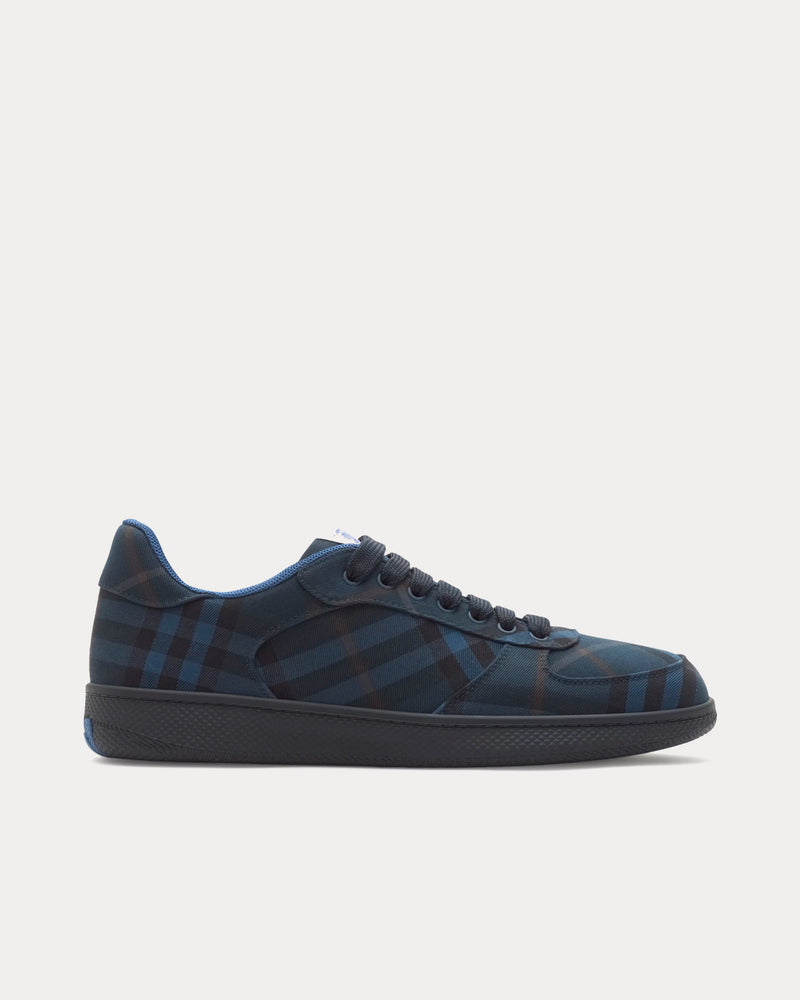 Burberry Check Terrace Midnight Low Top Sneakers - 1