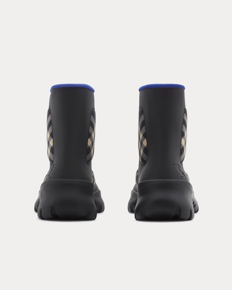 Burberry Boulder Rubber Black Boots - 3