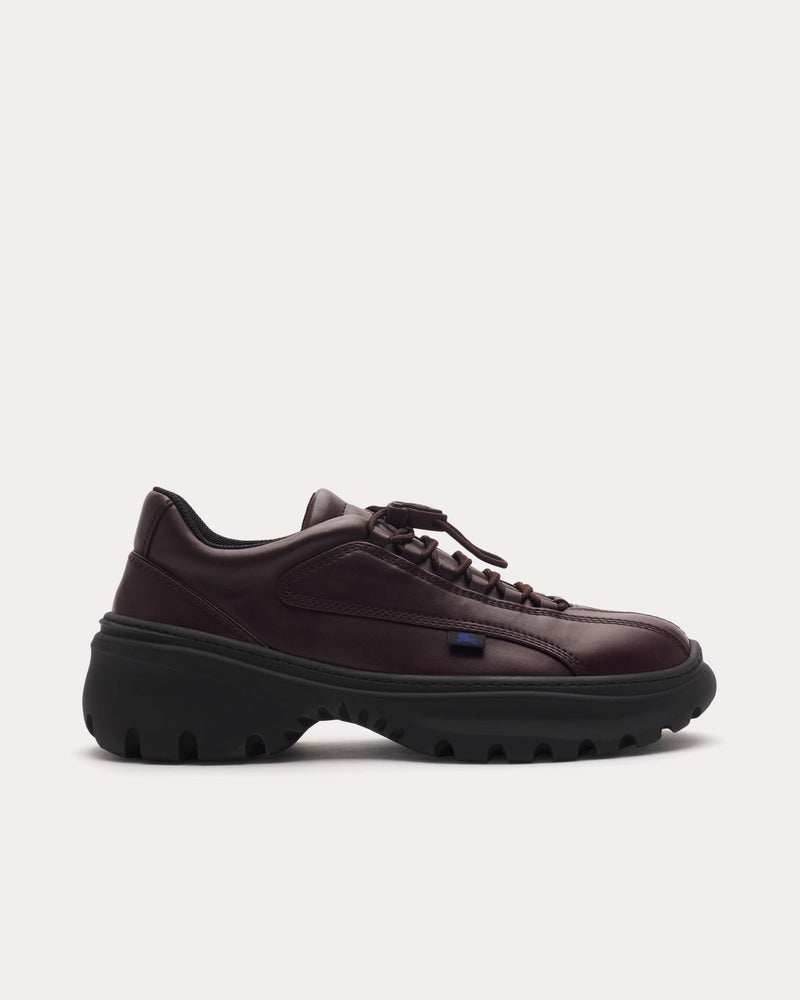 Burberry Scoot Leather Beet Shoes - 1