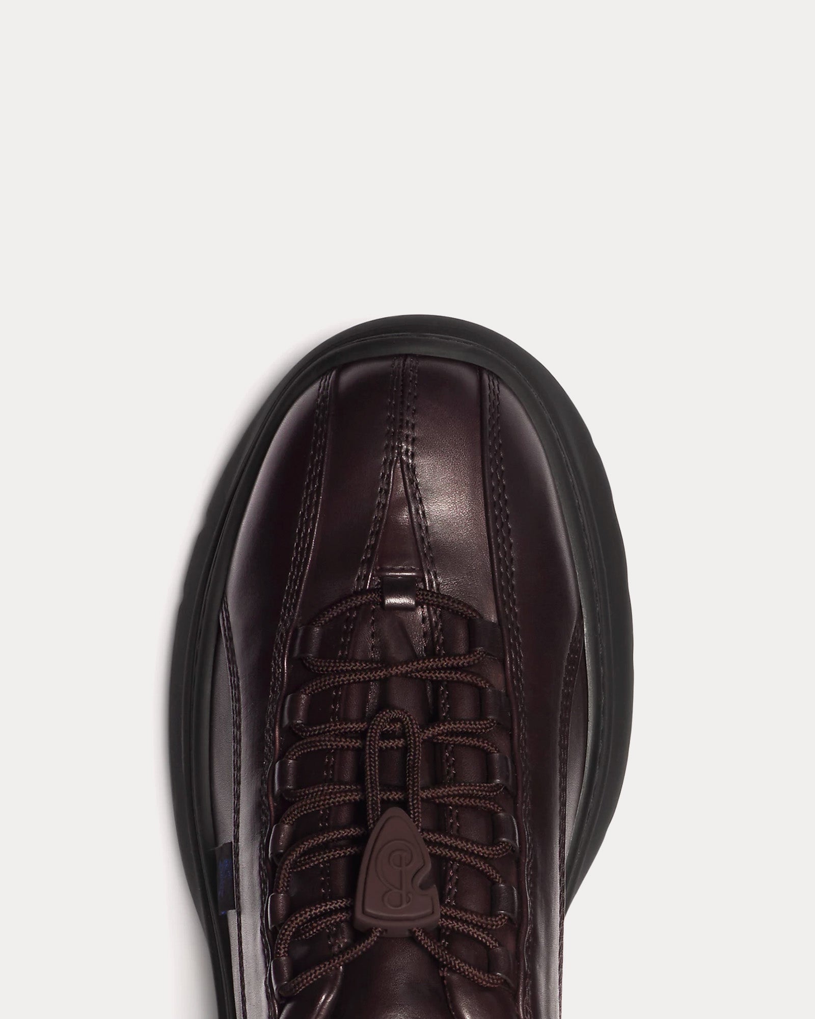 Burberry Scoot Leather Beet Shoes - 5