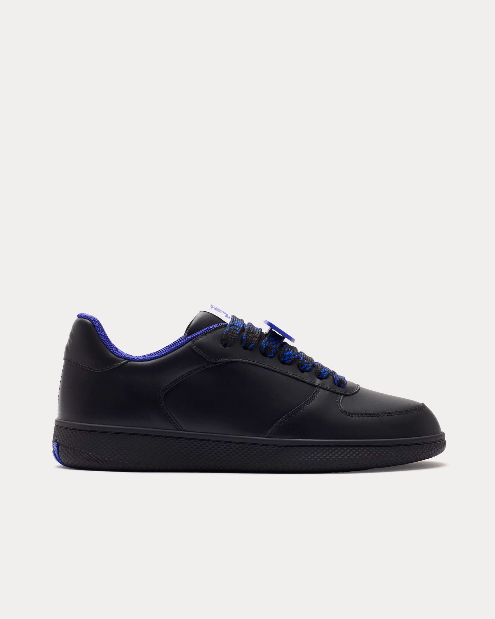 Burberry Terrace Leather Black Low Top Sneakers - 1