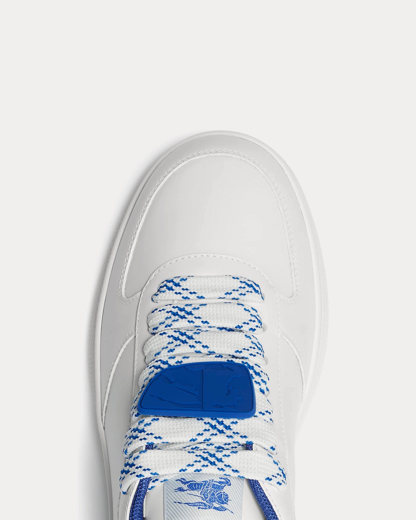 Burberry Terrace Leather White Low Top Sneakers - 5