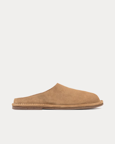 Buttero Capalbio Suede Copper / Brown Mules