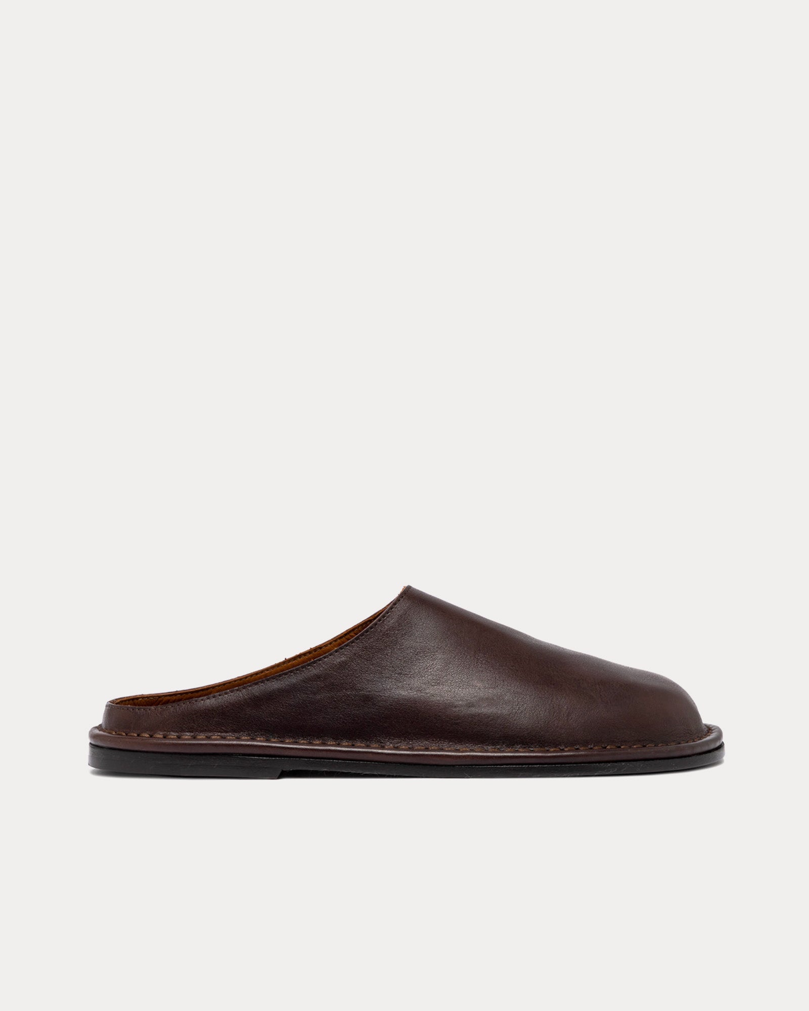 Buttero Capalbio Leather Ebony / Black Mules - 1