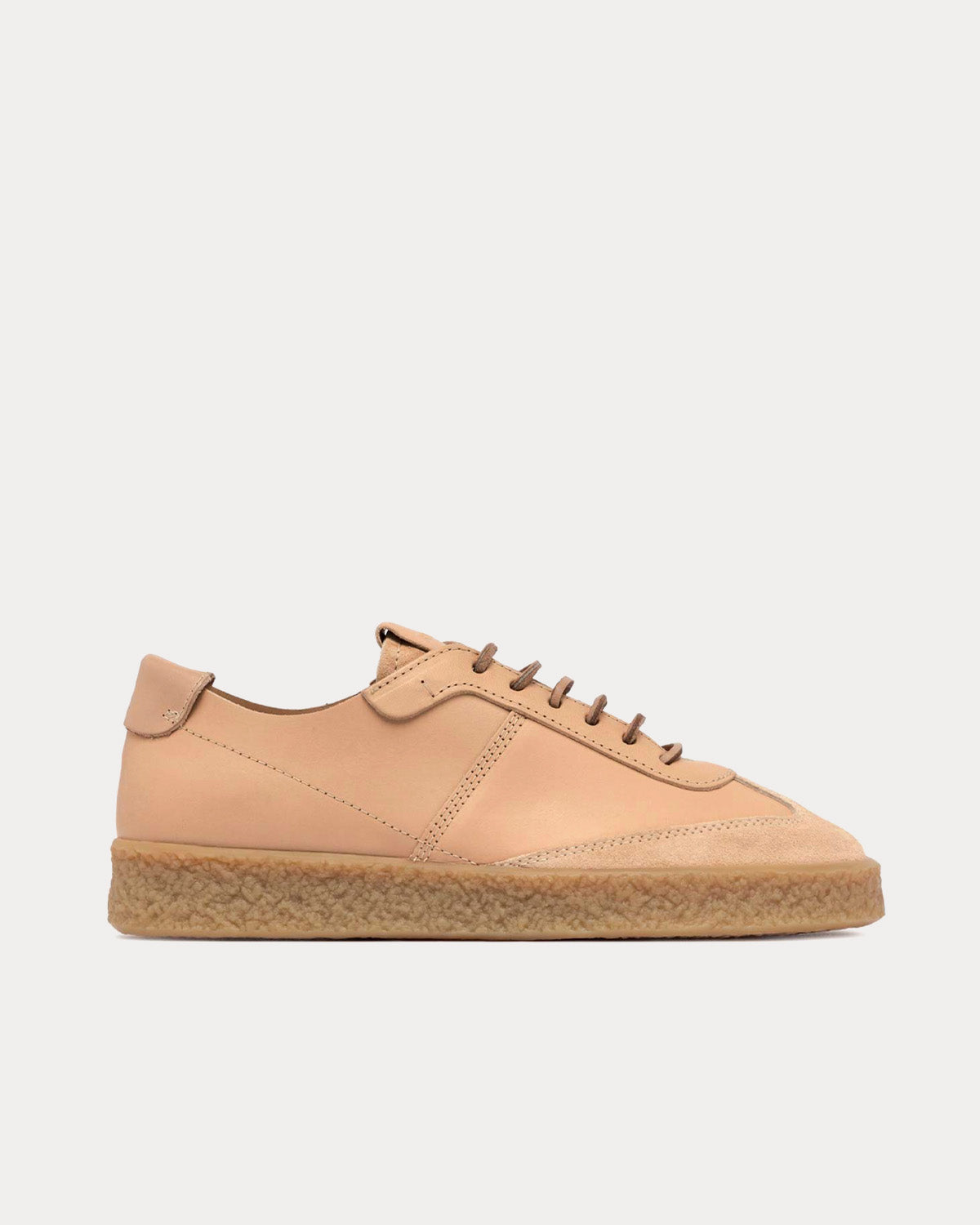 Buttero Crespo Leather Camel Brown Low Top Sneakers - 1