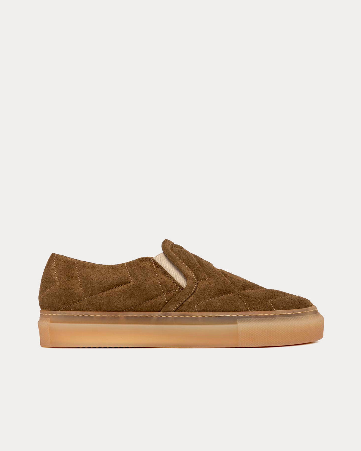 Buttero Tanino Suede Curry Yellow Slip On Sneakers - 1