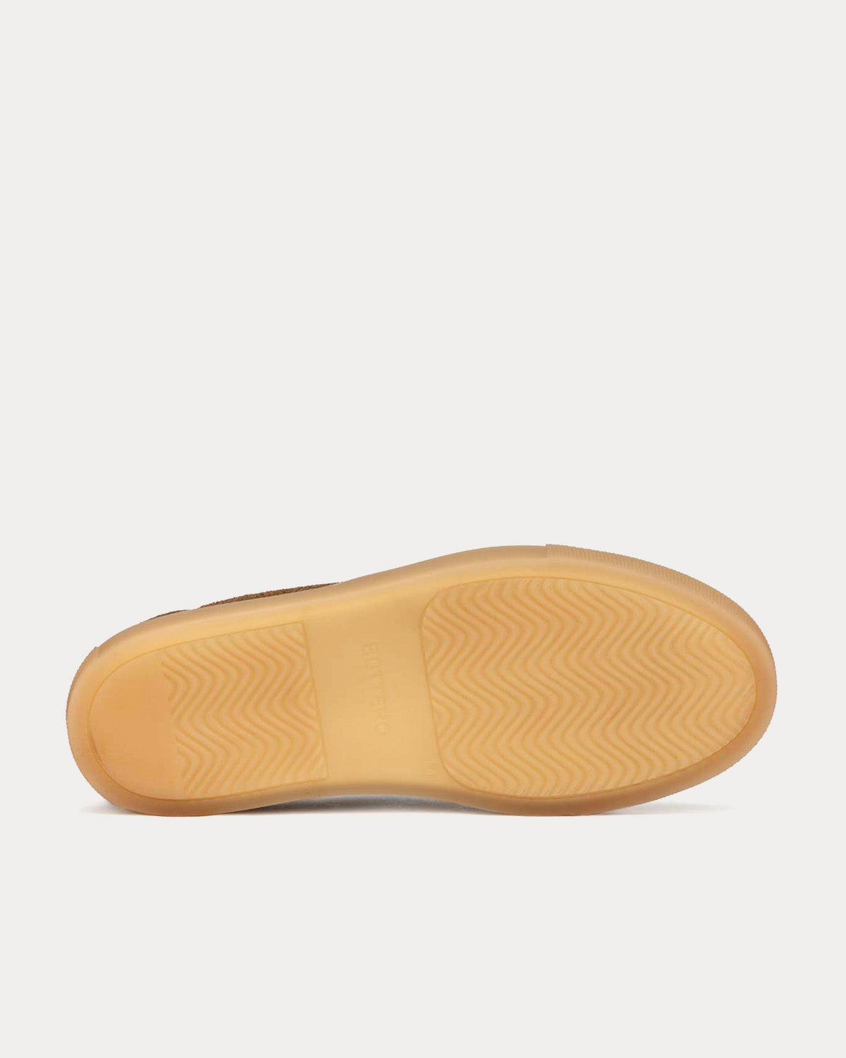 Buttero Tanino Suede Curry Yellow Slip On Sneakers - 4