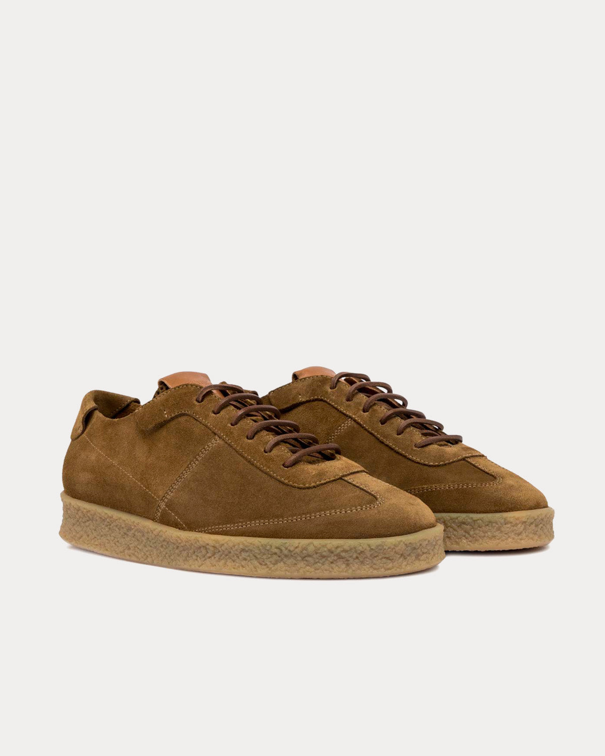 Buttero Crespo Curry Yellow Suede Low Top Sneakers - 3