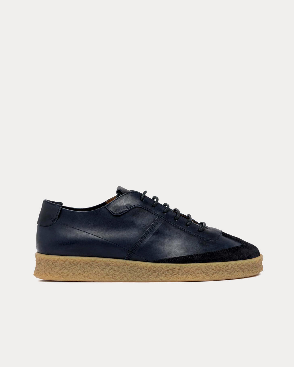 Buttero Crespo Denim Leather Low Top Sneakers - 1