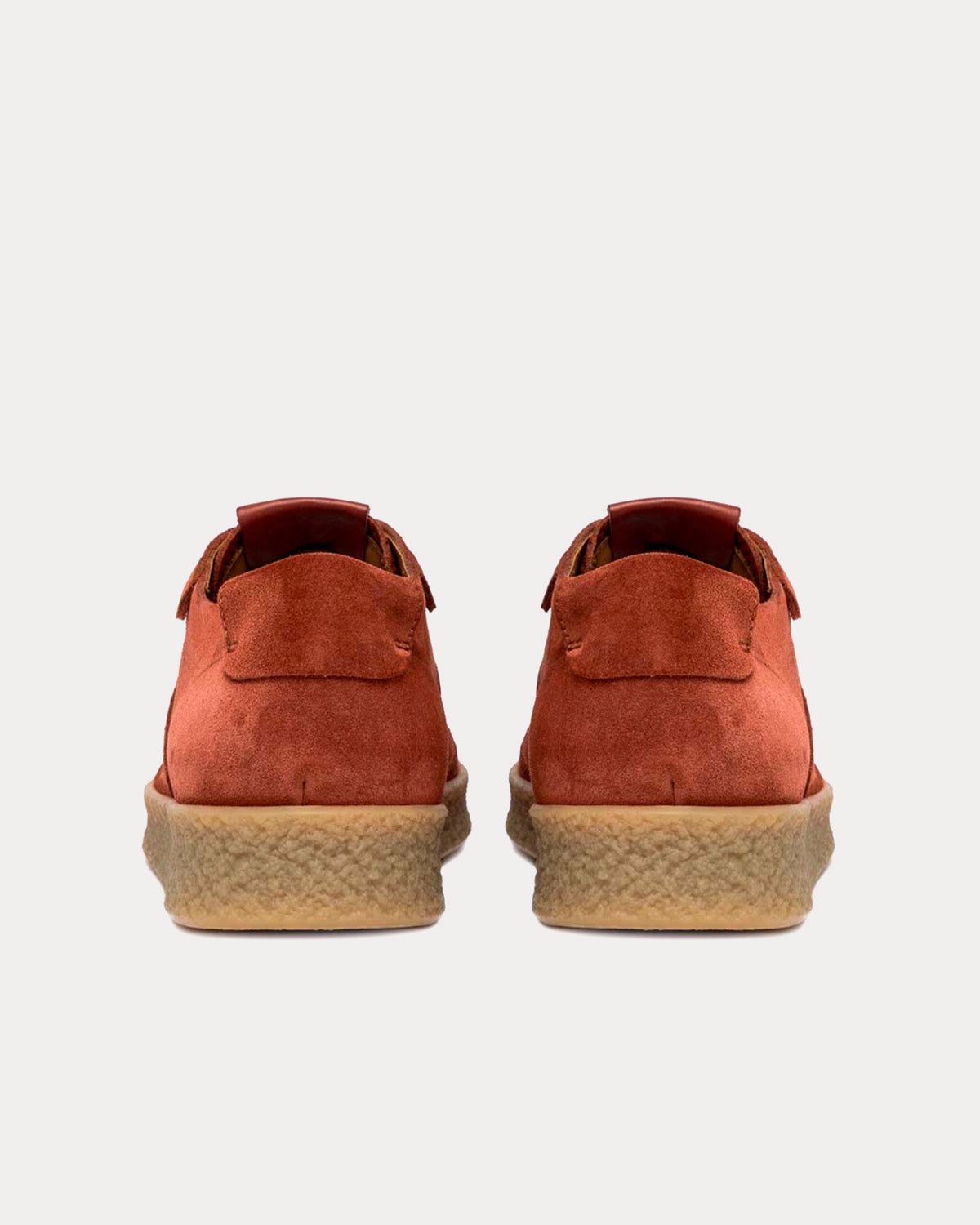 Buttero Crespo Rust Red Suede Low Top Sneakers - 4