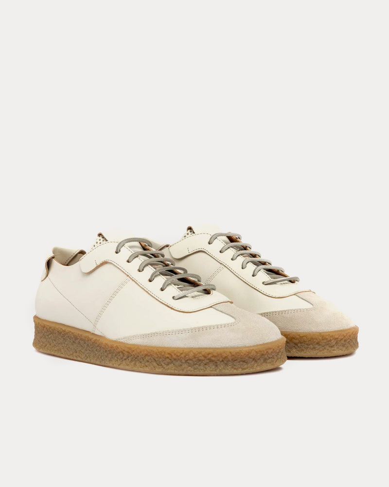 Buttero Crespo White Leather Low Top Sneakers - 3