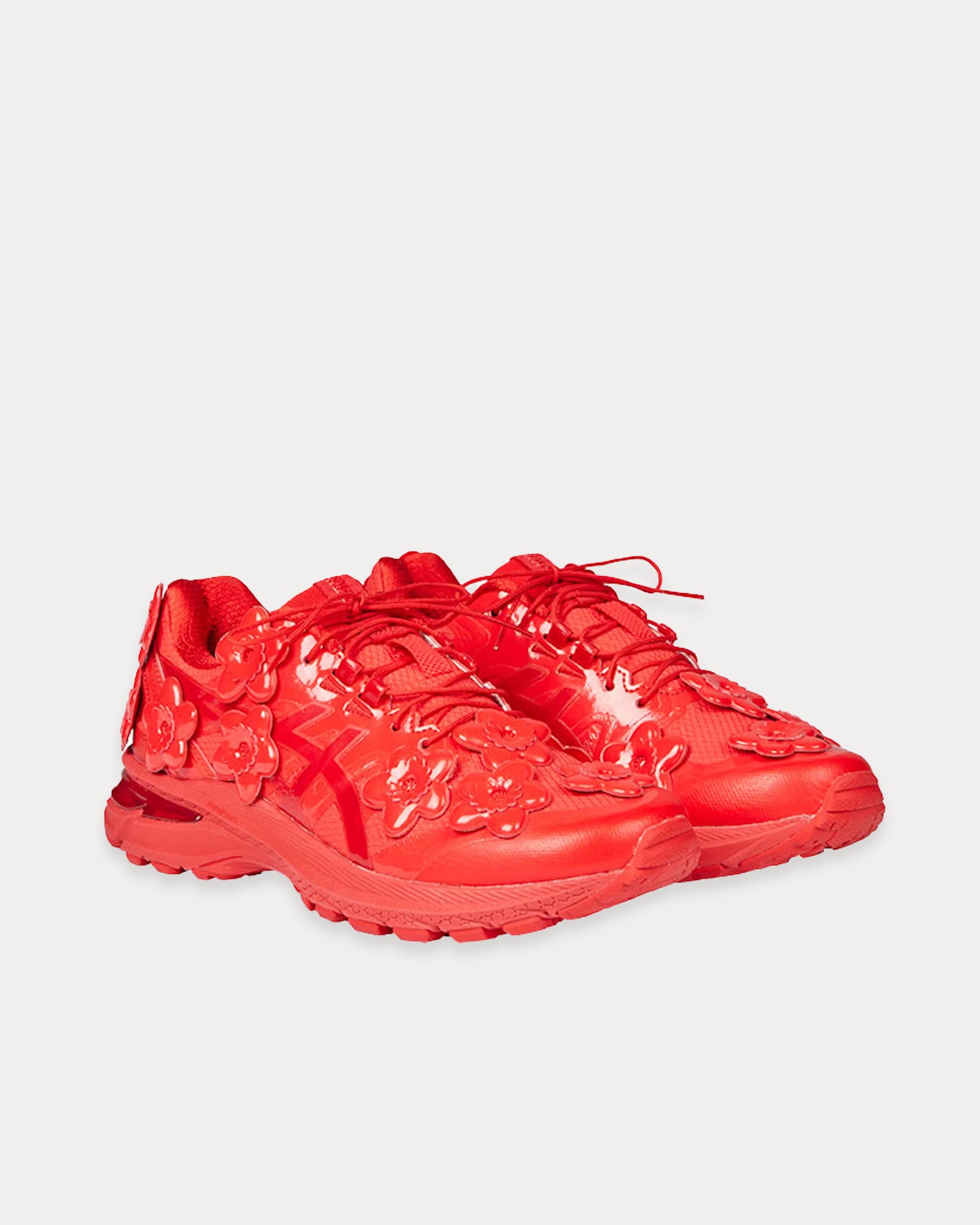 Asics x Cecilie Bahnsen Gel-Terrain Red Low Top Sneakers - 3