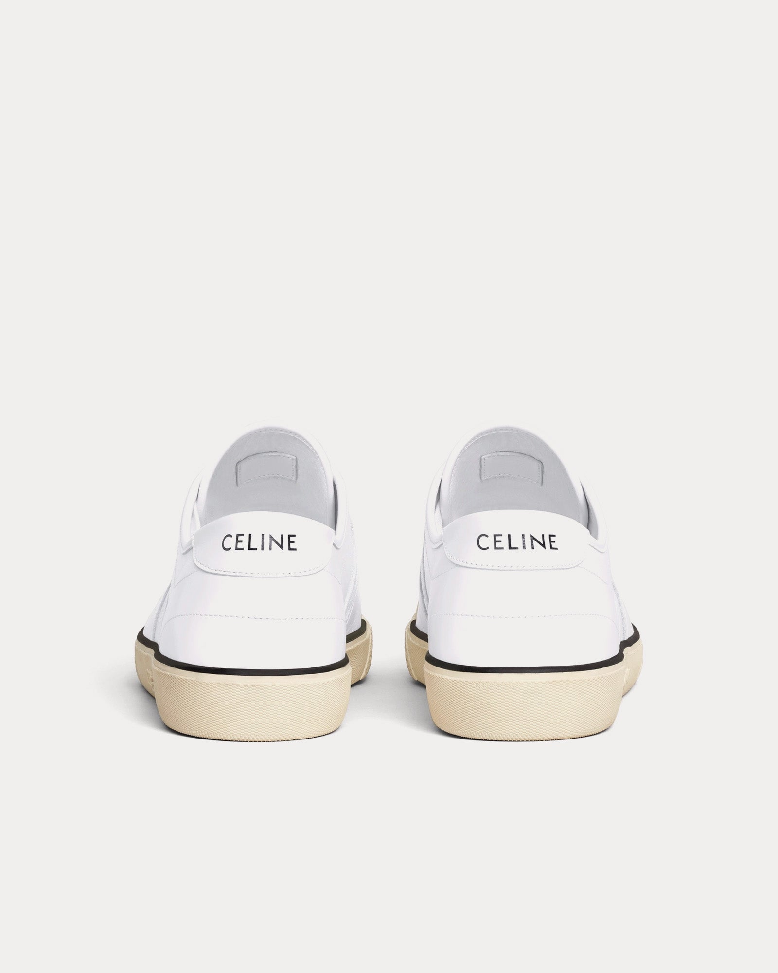 Celine AS-01 Alan Calfskin Optic White Low Top Sneakers - 3