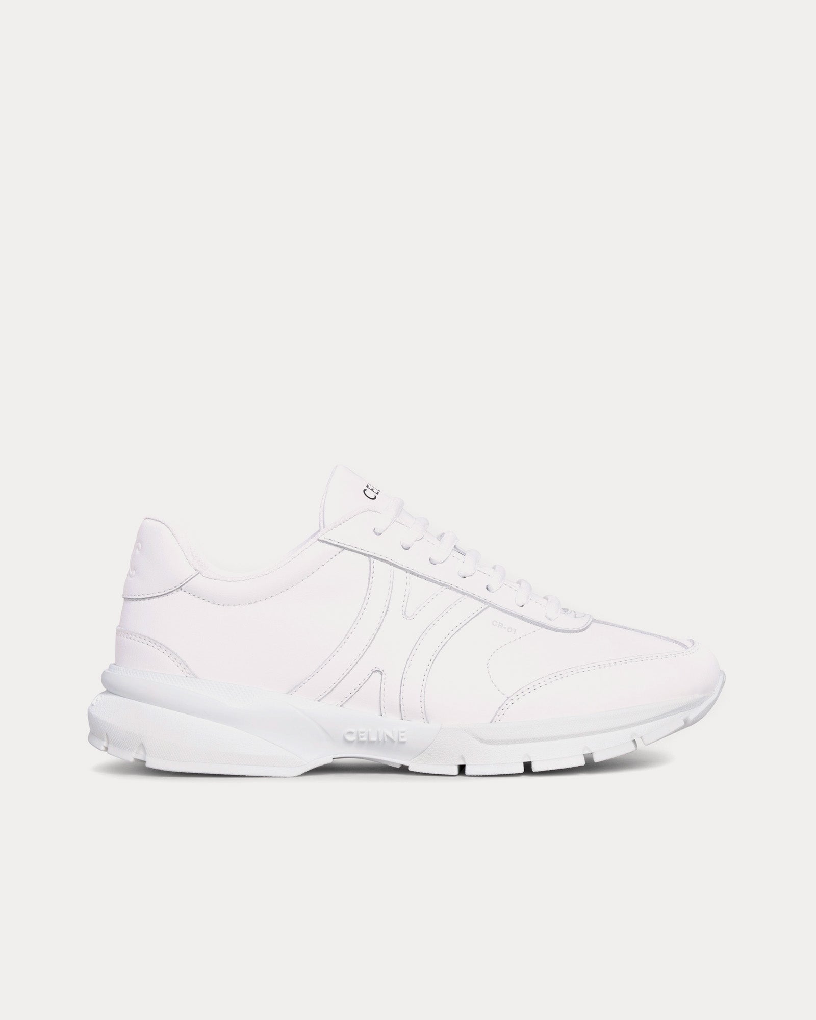 Celine CR-01 Runner Optic White Low Top Sneakers - 1