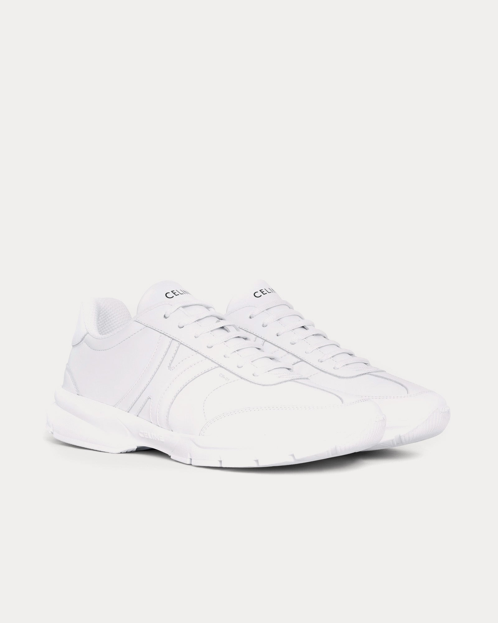 Celine CR-01 Runner Optic White Low Top Sneakers - 2