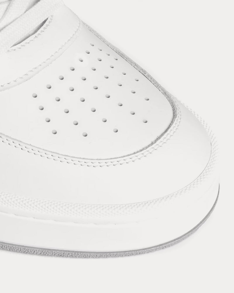 Celine CT-09 Calfskin Leather & Mesh Optic White / Grey Low Top Sneakers - 4