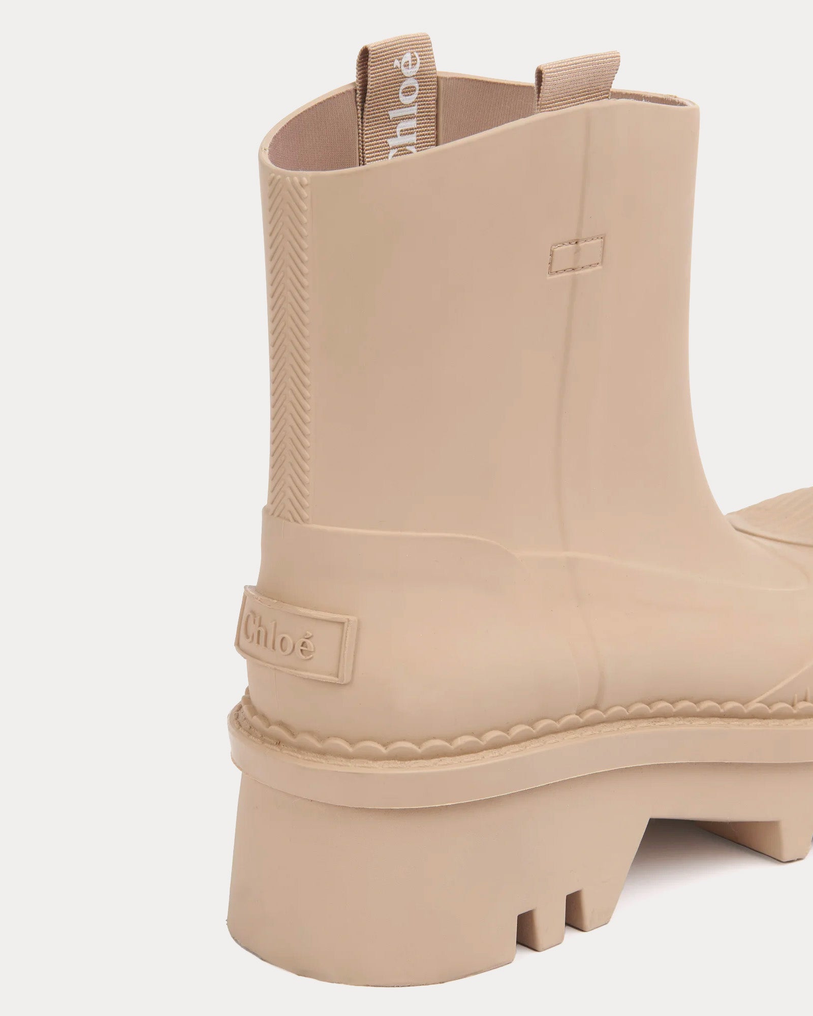 Chloé Raina Rain Beige Rosa Boots - 4