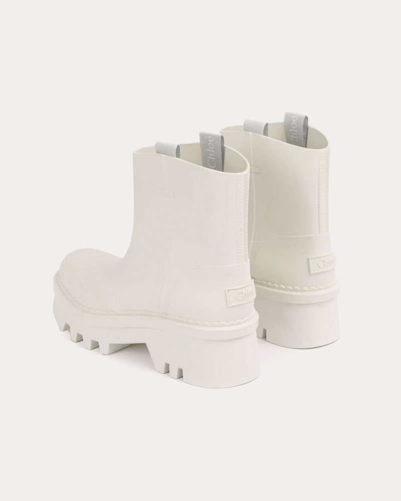 Chloé Raina Rain White Boots - 3