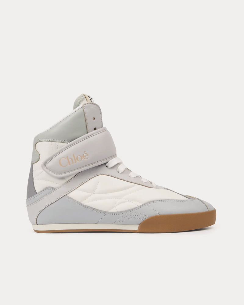 Chloé Chloé Kick Pastel Blue High Top Sneakers - 1