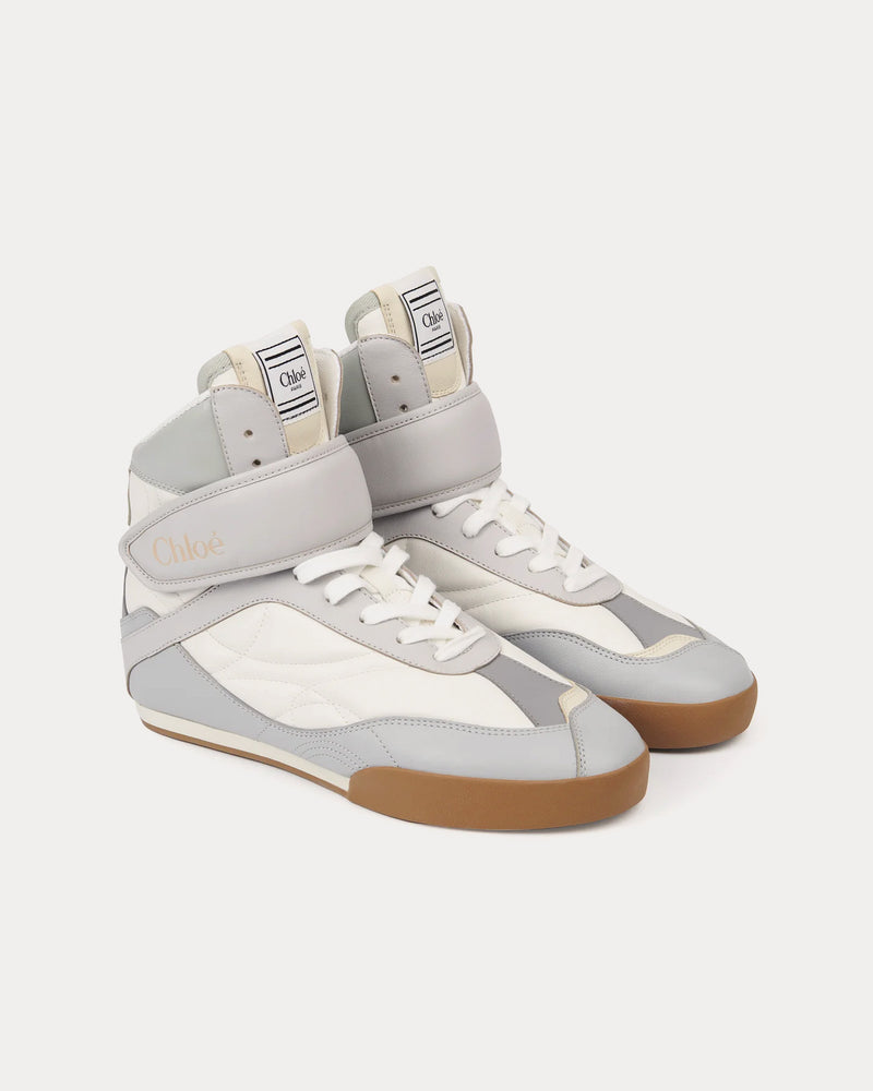 Chloé Chloé Kick Pastel Blue High Top Sneakers - 3