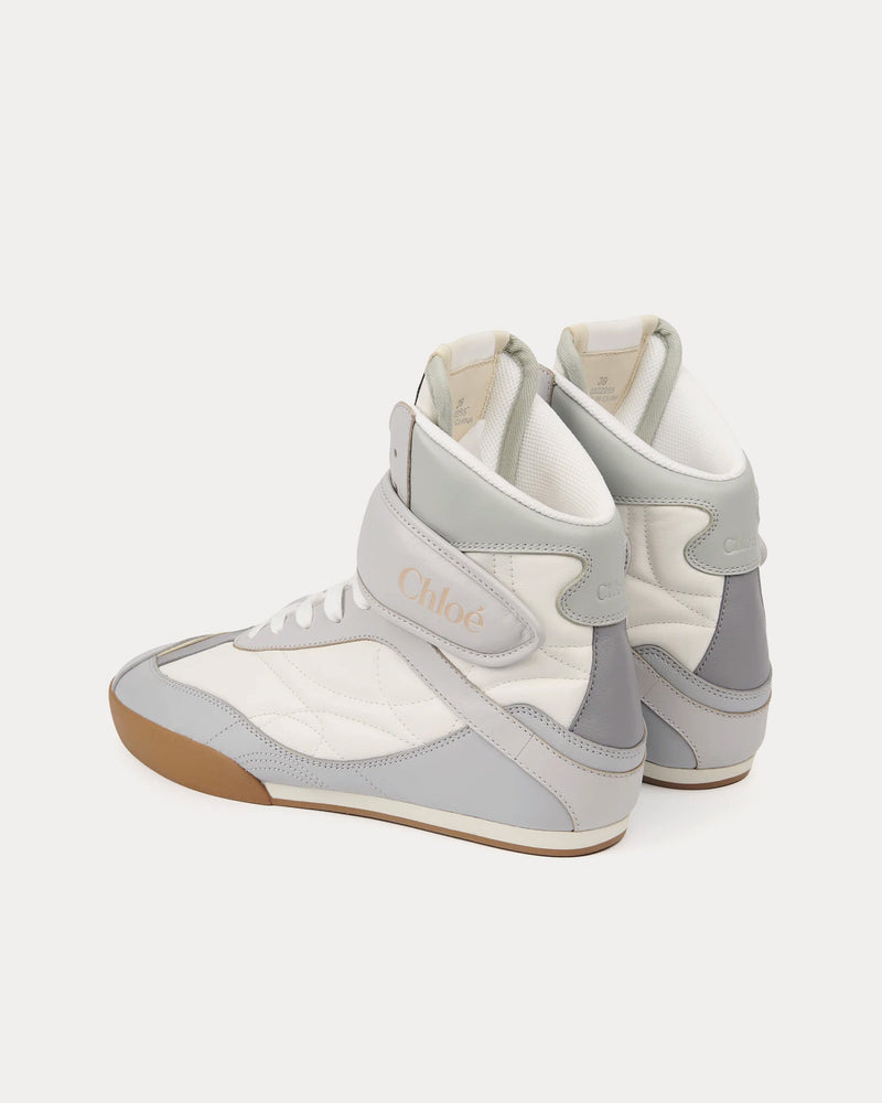 Chloé Chloé Kick Pastel Blue High Top Sneakers - 4