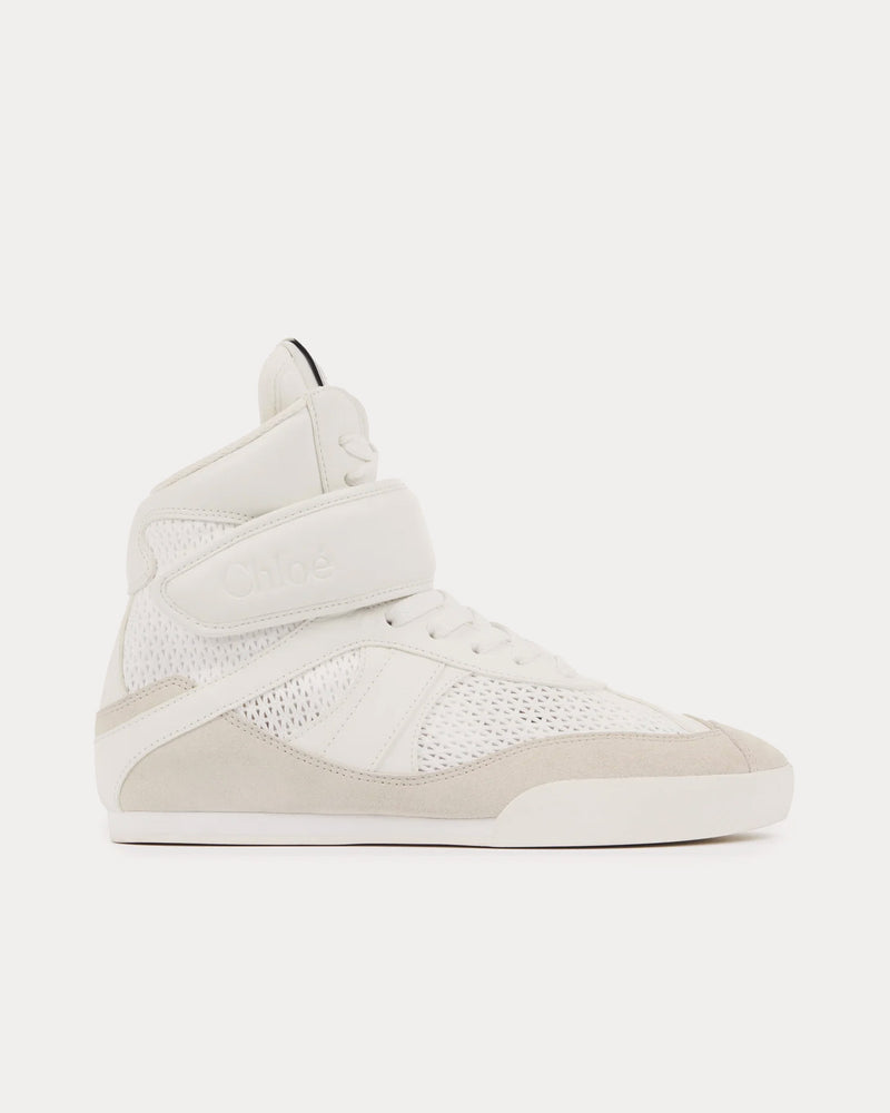 Chloé Chloé Kick Cloudy Cream High Top Sneakers - 1