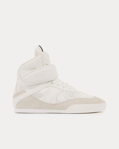 Chloé Chloé Kick Cloudy Cream High Top Sneakers