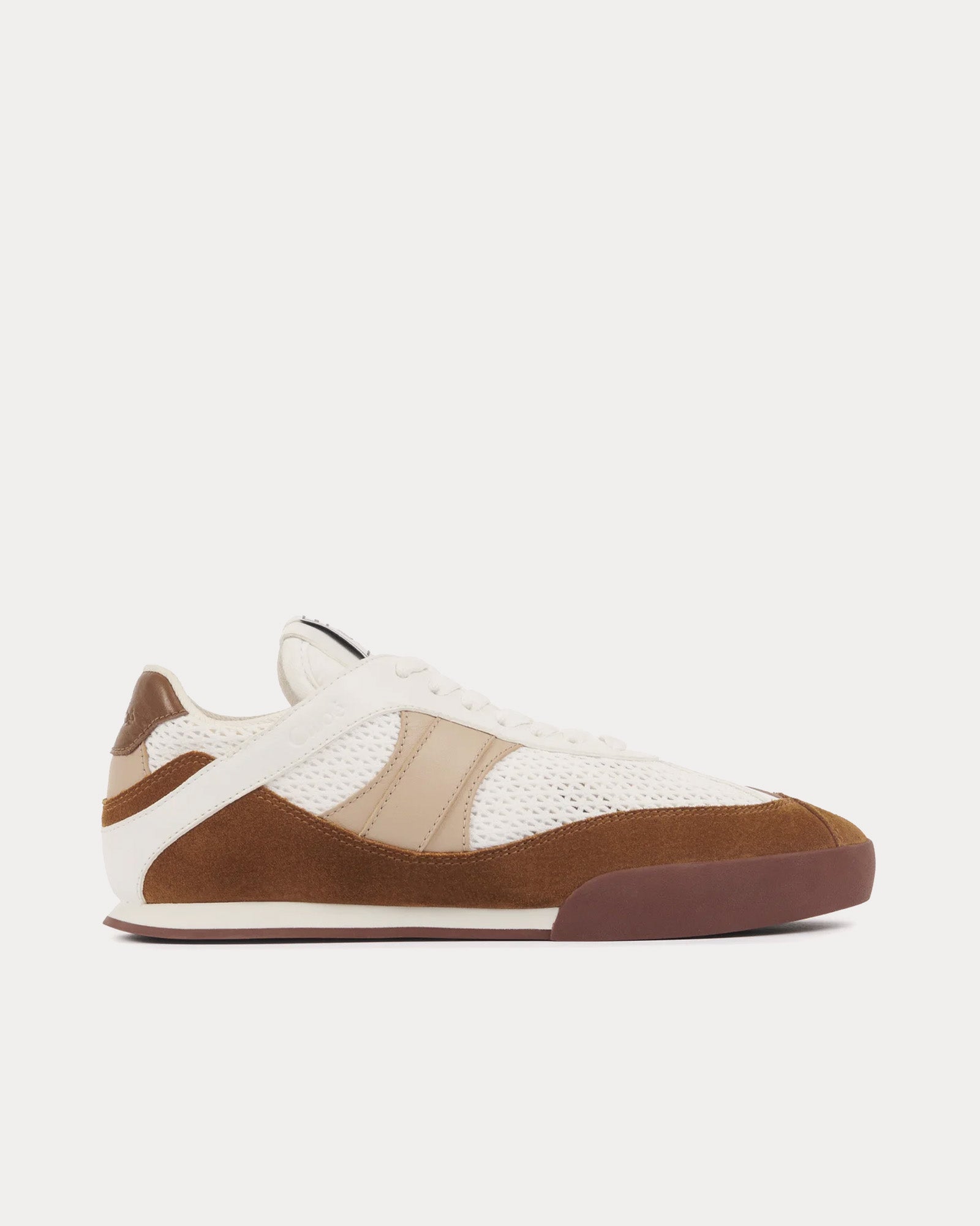 Chloé Chloé Kick Natural Brown Low Top Sneakers - 1