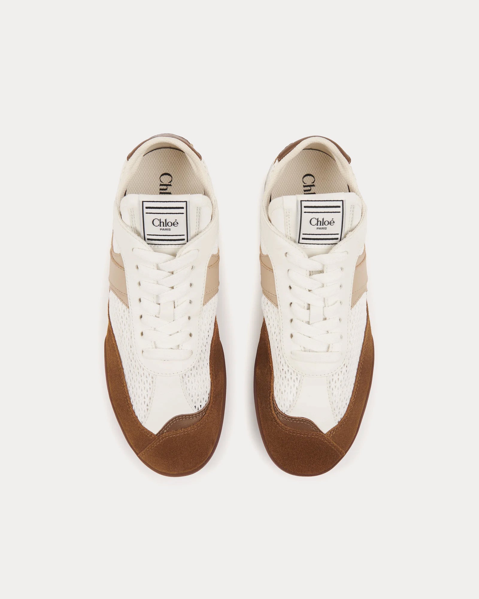 Chloé Chloé Kick Natural Brown Low Top Sneakers - 2