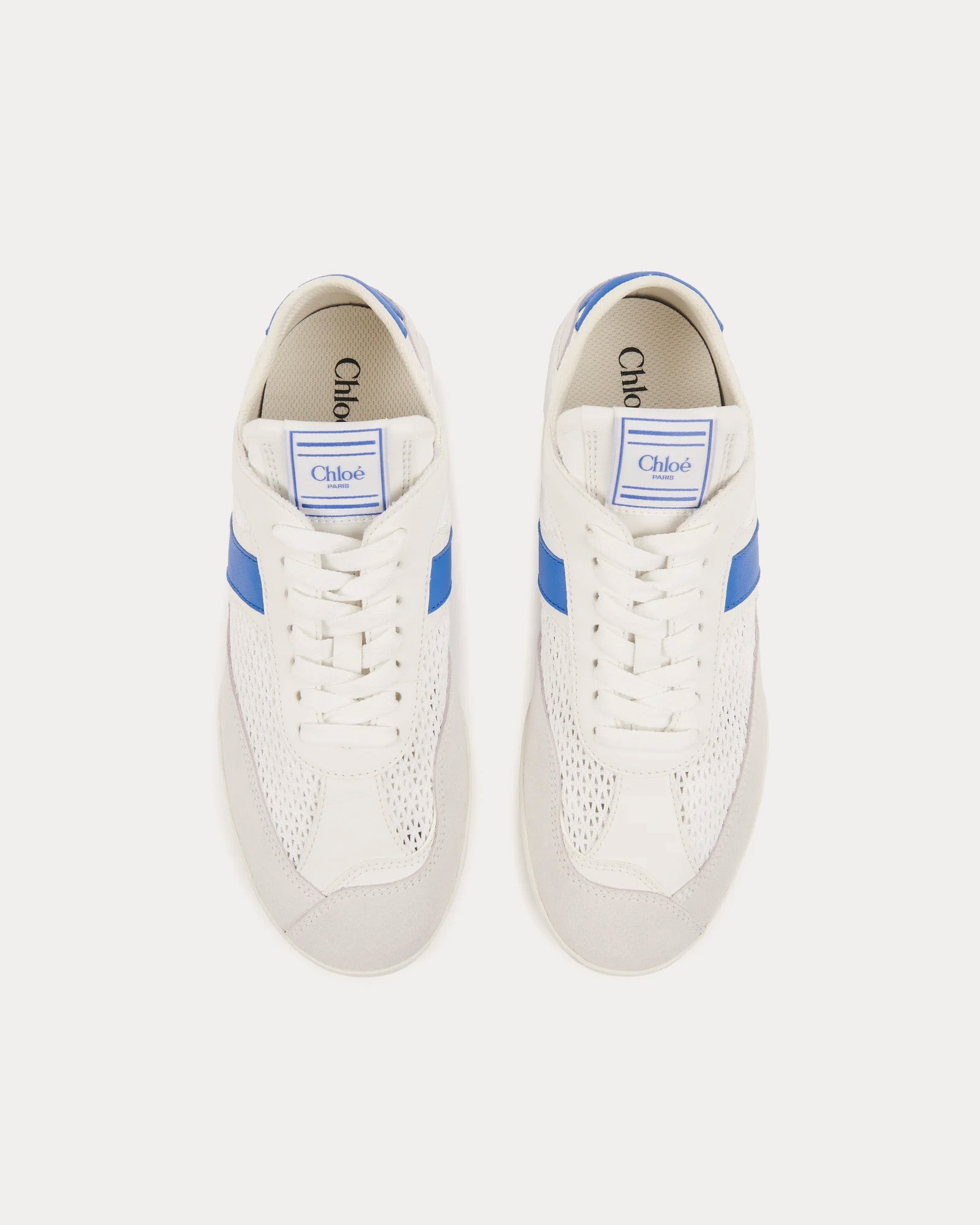 Chloé Chloé Kick White / Blue Low Top Sneakers - 2