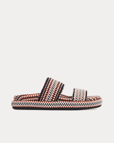 Chloé Rori Flat Red Sand Mules