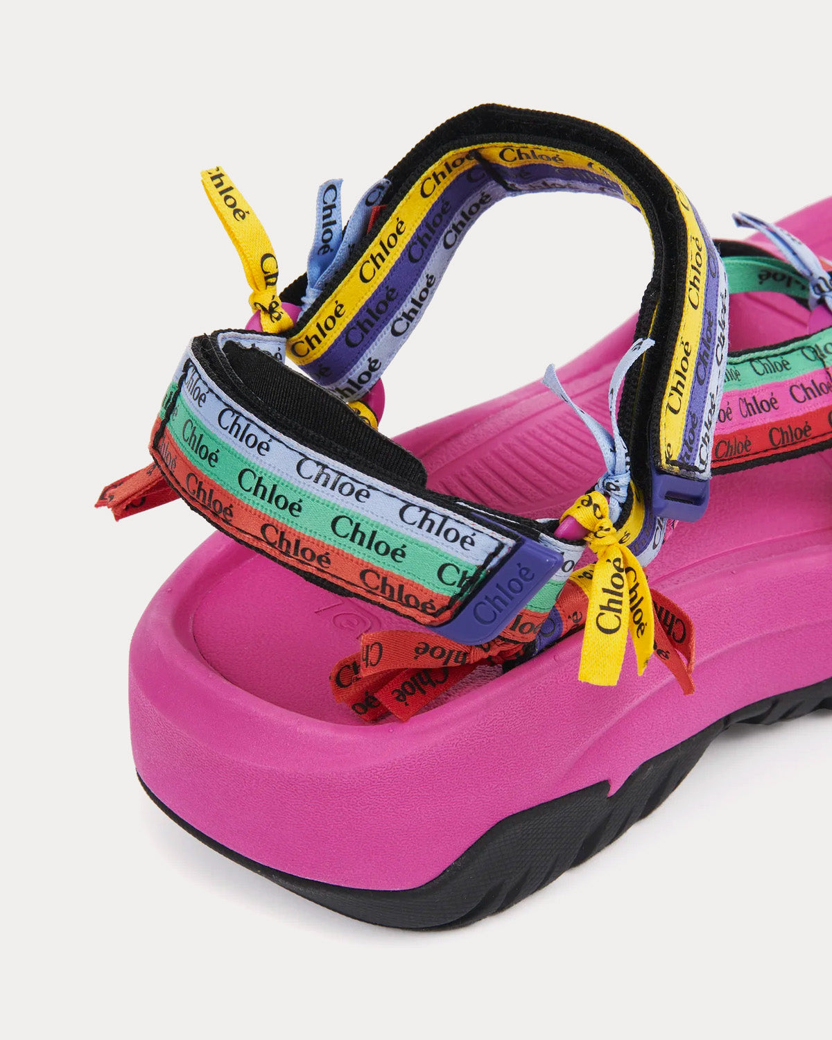 Chloé x Teva Hurricane XLT2 Ampsole Pink / Multicolour Flat Sandals - 4