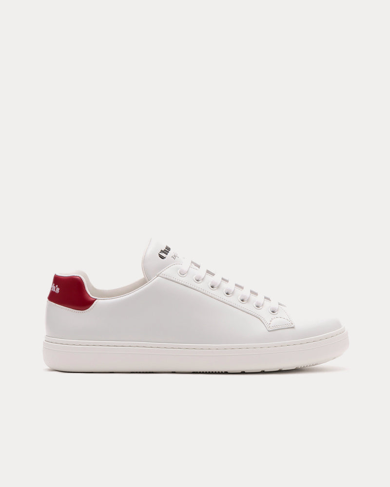 Church's Boland S Rois Calf White / Scarlet Low Top Sneakers - 1