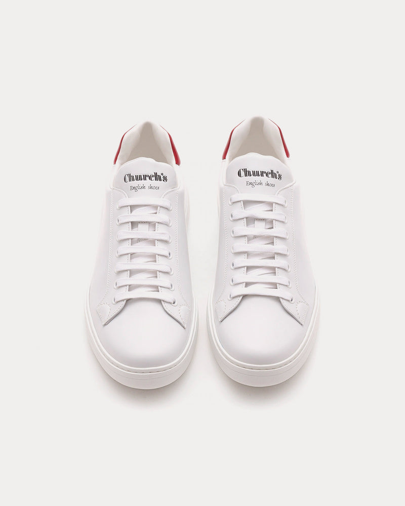 Church's Boland S Rois Calf White / Scarlet Low Top Sneakers - 2