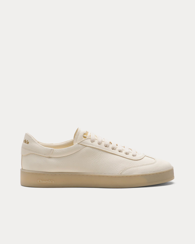 Church's Largs Deerskin Ivory Low Top Sneakers - 1