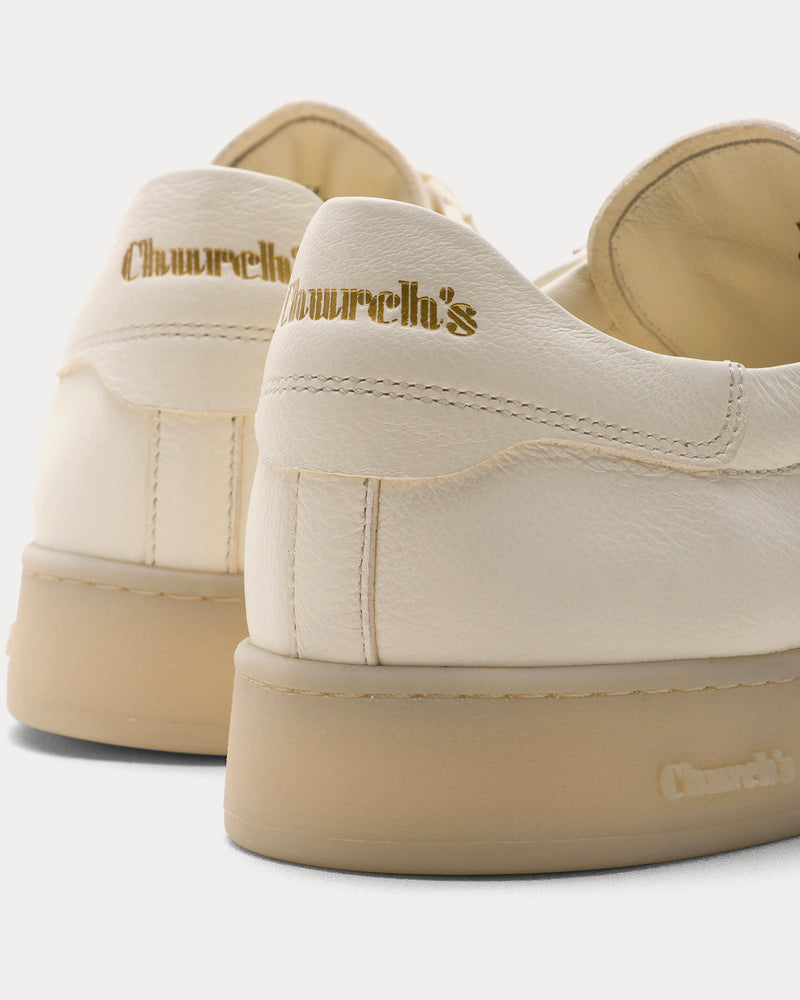 Church's Largs Deerskin Ivory Low Top Sneakers - 4