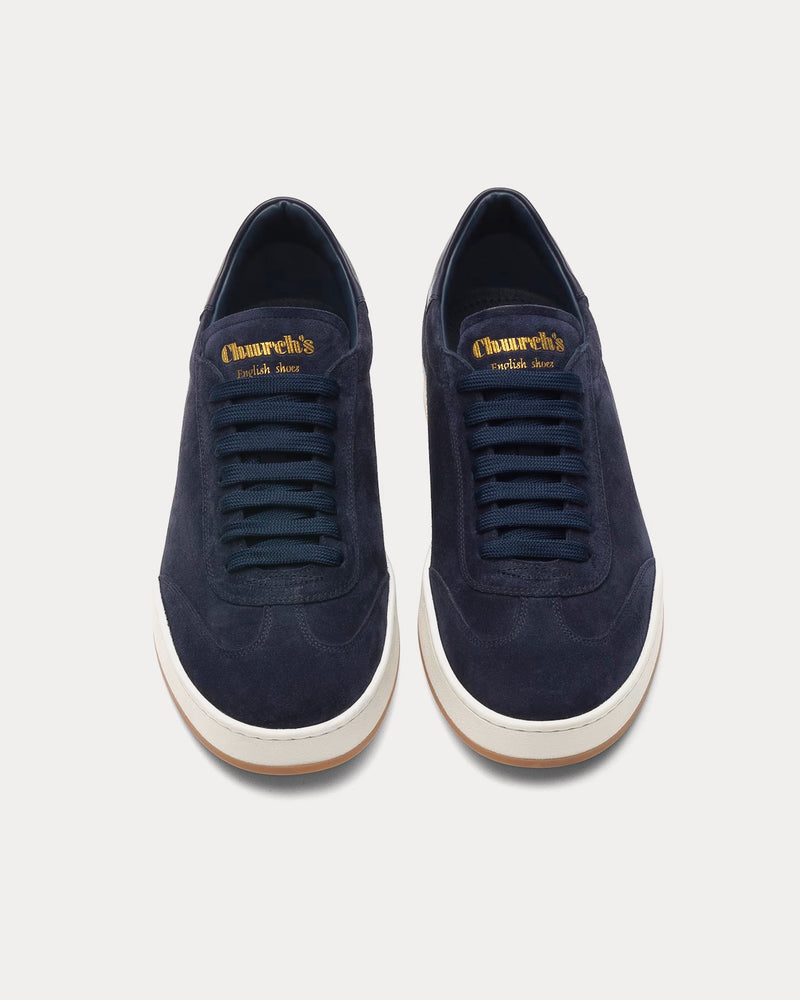 Church's Largs 2 Soft Suede Blue Low Top Sneakers - 2