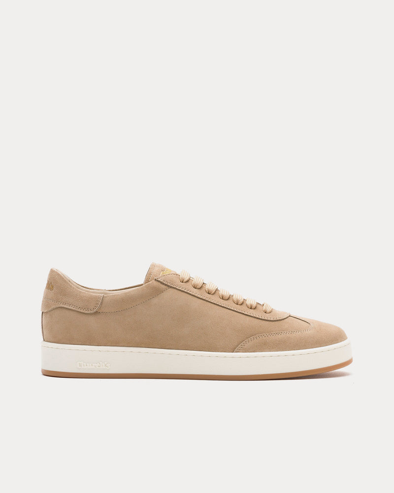 Church's Largs 2 Soft Suede Stone Low Top Sneakers - 1