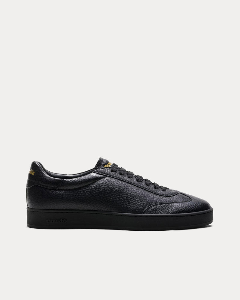 Church's Largs Deerskin Black Low Top Sneakers - 1