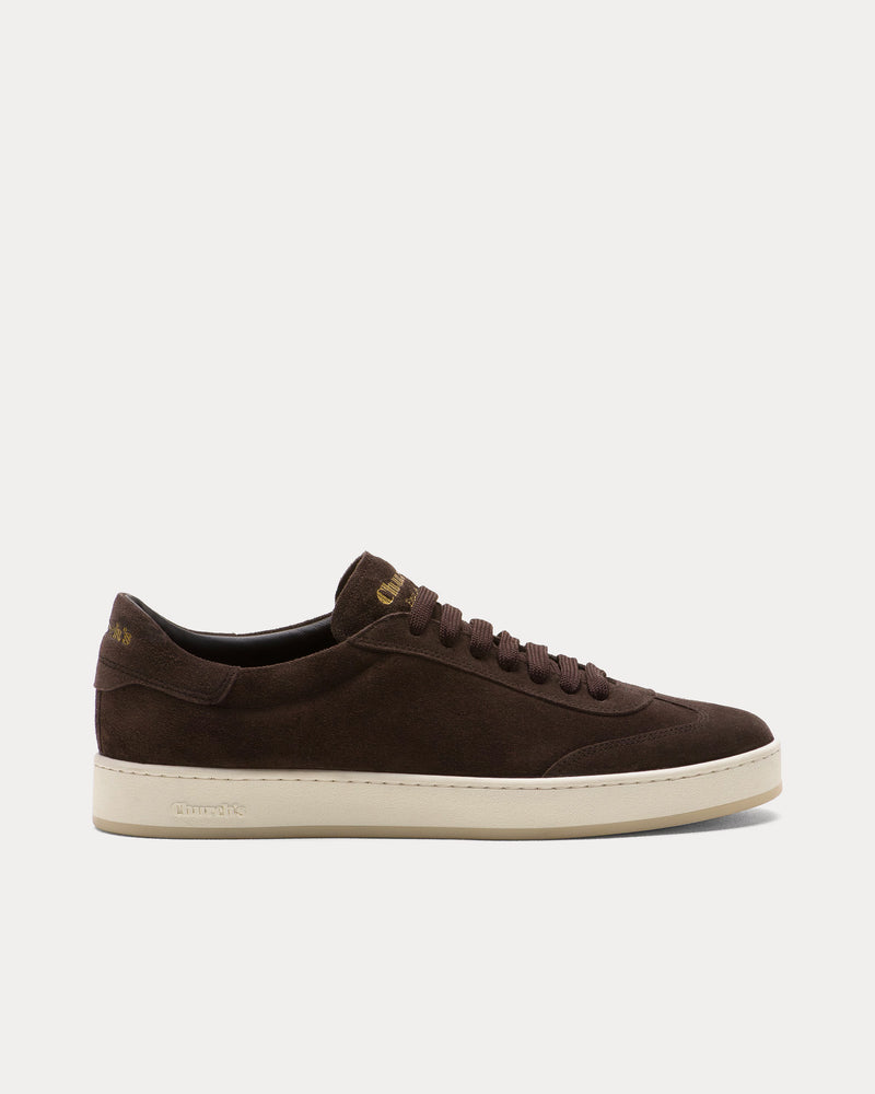 Church's Largs Suede Graphite Low Top Sneakers - 1