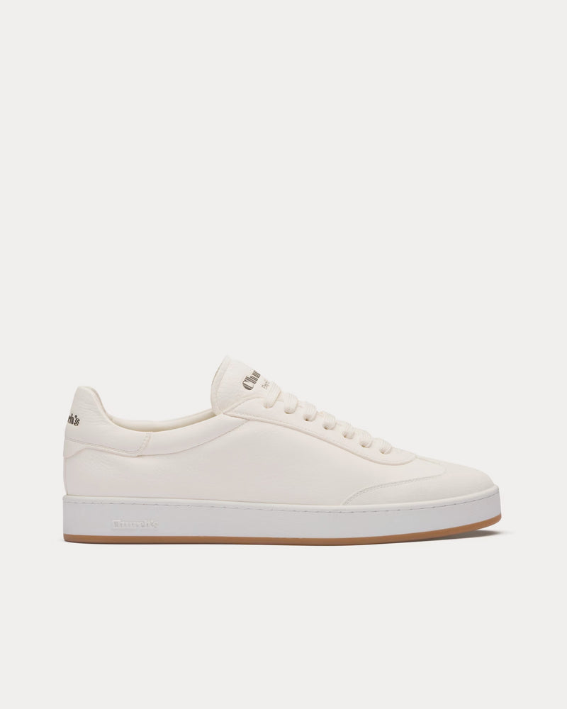 Church's Largs Deerskin & Suede Ivory Low Top Sneakers - 1