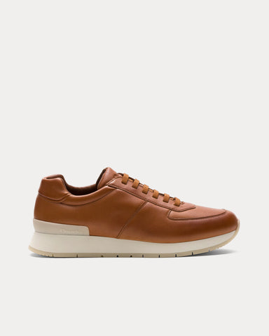 Church's Livingston Grain Calfskin Walnut Low Top Sneakers