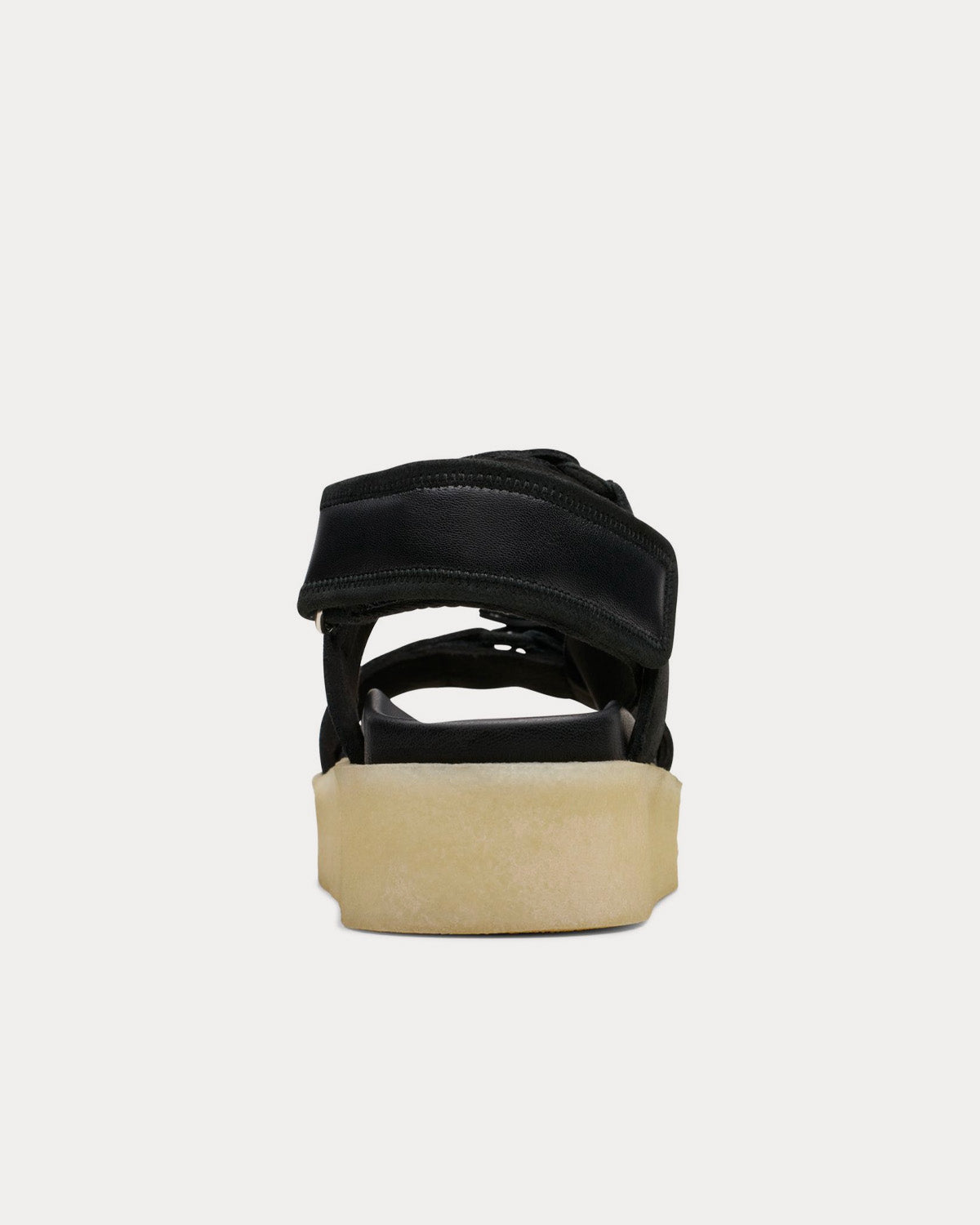 Clarks Crepe Black Combi Sandals - 3